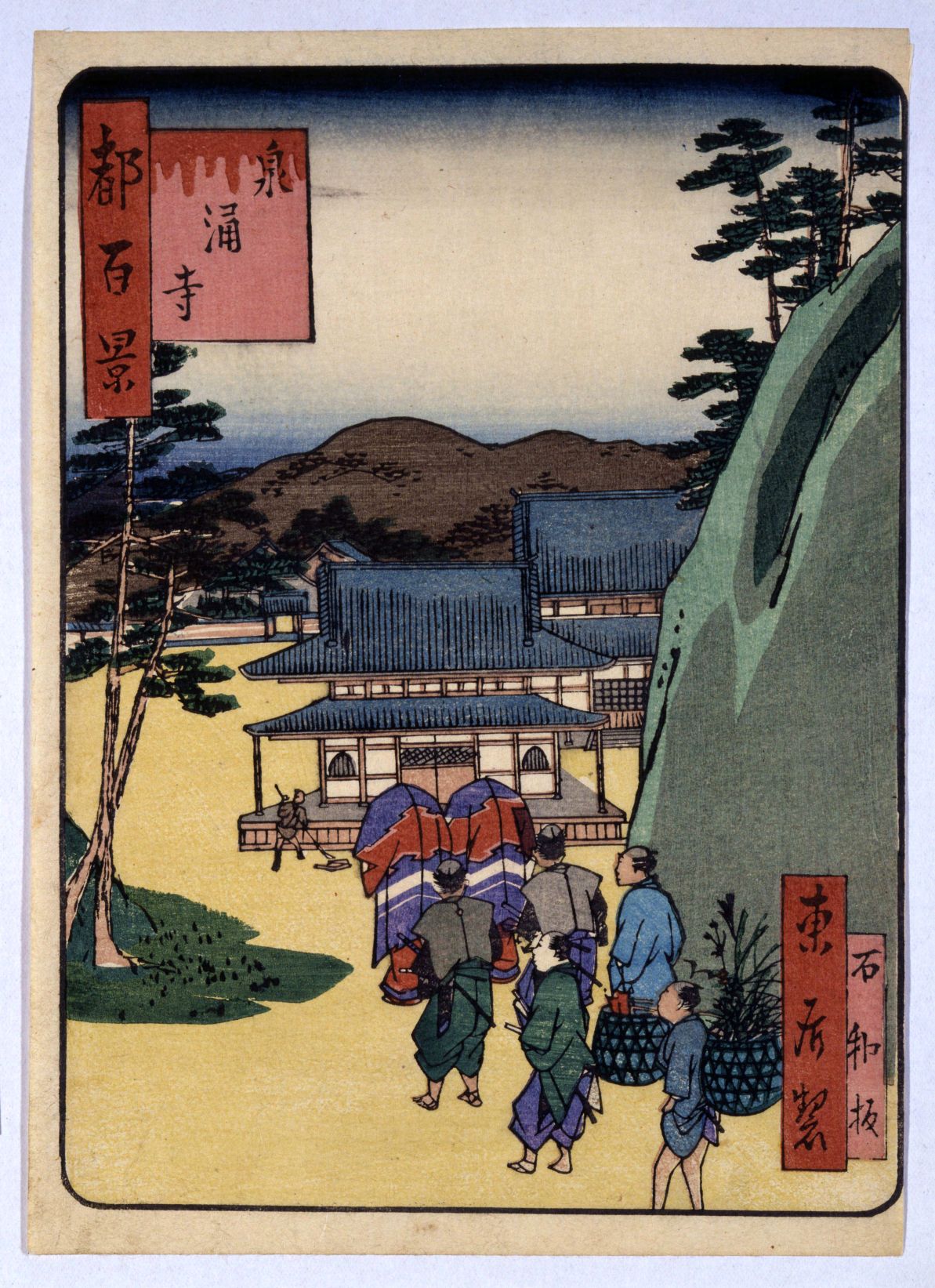 [明治期オリジナル浮世絵] 日光名勝十二景 大日池／三仏堂 [栃木・名所絵] 明治期オリジナル浮世絵] 日光名勝十二景 大日池／三仏堂 [栃木